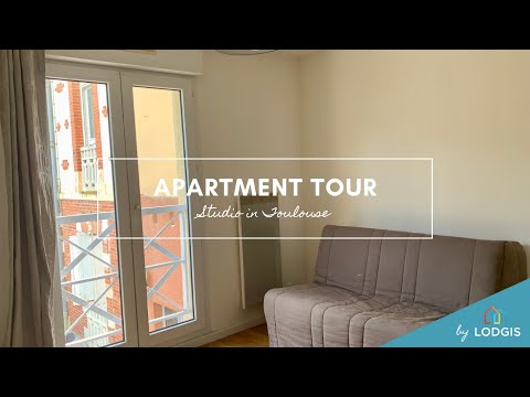 Apartment Tour // Furnished  17.9m2 in Toulouse– Ref : 1T122536