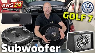 VW Golf 7 Subwoofer einbauen | Eton RES11 | ARS24