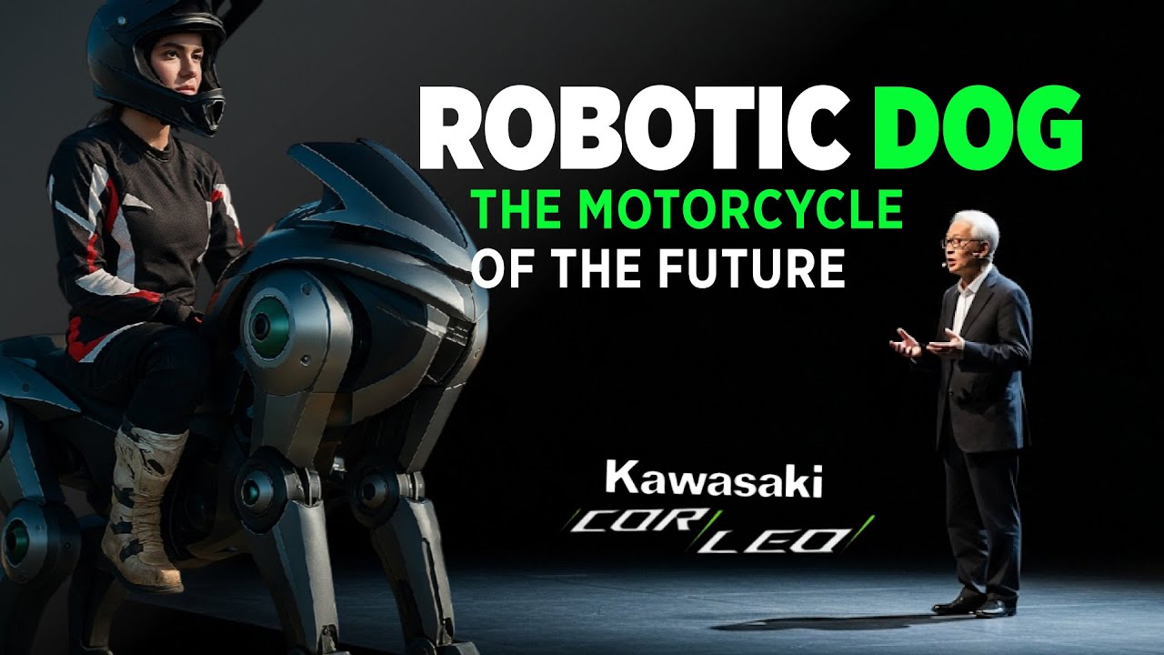 Kawasaki Corleo Hydrogen-Powered Human-Carrying Robotic Dog for a Journey into the Future