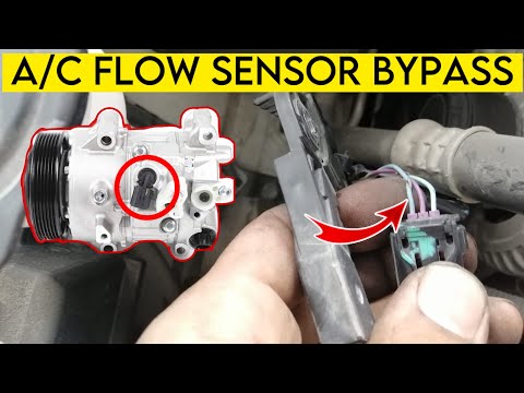 Toyota Camry 2014 || How To Bypass A/C Compressor Flow Sensor