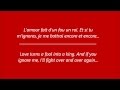 Indila - Love Story (Lyrics & English translation)