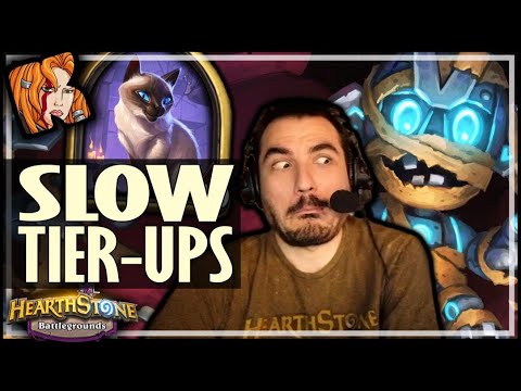 FORCED SLOW-TAVERN UPS! - Hearthstone Battlegrounds