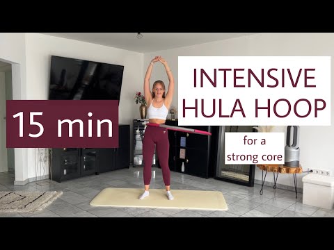 15 MIN INTENSIVE HULA HOOP WORKOUT for a strong core