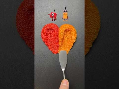 1 plus 2 equals 3, Real or Fake #satisfying #colormixing #sharkzhan