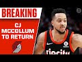 CJ McCollum Expected to Return Monday vs Magic | CBS Sports HQ