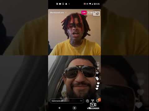 FLYYSOULJA GETS PUNKED BY HIS DAD ON LIVE W/ LIL JITM3N