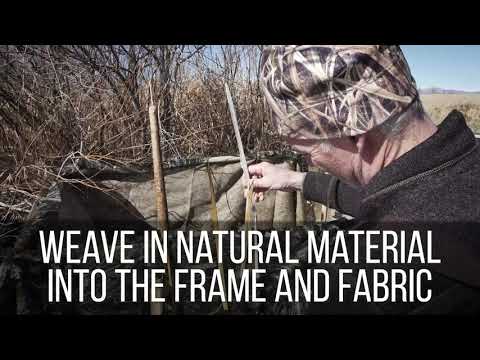 How To Build A Blind Using Vanish™ Camo Burlap And 3D Leafy Omnitex by Allen Company