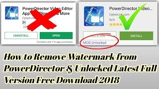 How to Remove Watermark in Powerdirector 2018 | Unlocked Latest Full Version Free Download 2018
