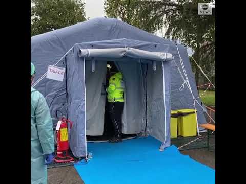 Hospital in northern Italy expands ground for coronavirus patients | ABC News