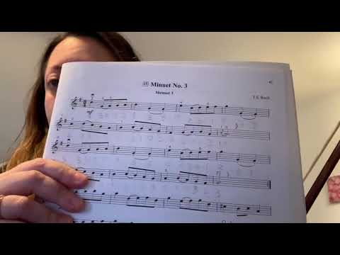 Suzuki book 1: No. 15, Minuet 3