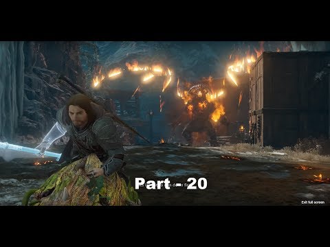Middle Earth Shadow of War Walkthrough Part 20 - Frozen Flame No Commentary (4K Ultra setting)