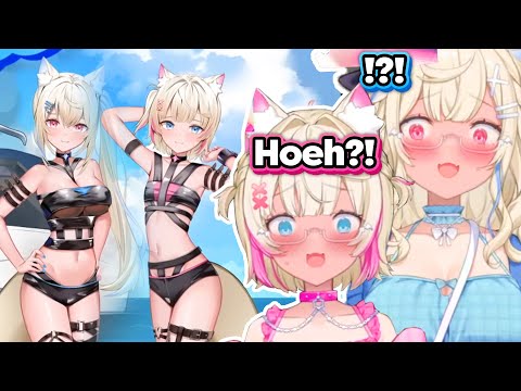 FUWAMOCO didn't expect just how WILD their swimsuit ended up being