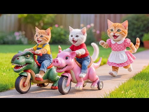 💖🐱 From Tears to Joy: Mama Cat Buys Ginger Kitten a New Toy Car After His Terrifying Accident 🚗🌈