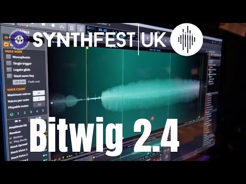 Synthfest 2018 - Bitwig 2.4 Sampler Instrument
