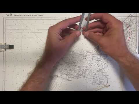 Nuovo esame patente nautica - esercizio 5.1.1-3 n°03 - correnti - carteggio oltre 12 miglia (2022)