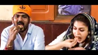Latest Video: Nayanthara Vignesh ShivN eating Lang