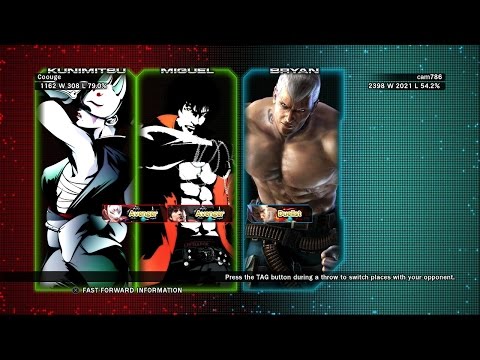 394 - Tekken Tag Tournament 2 - Coouge (Kunimitsu/Miguel) vs cam786 (Bryan)