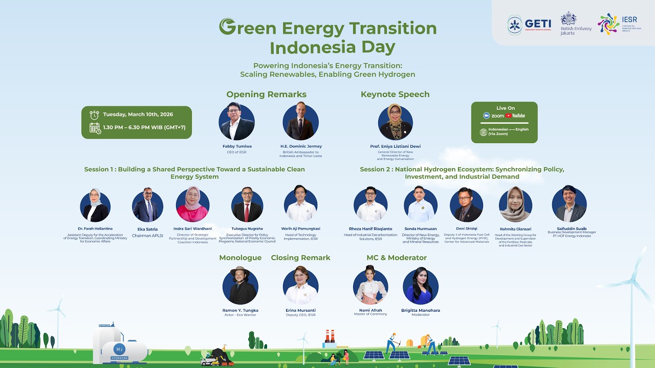 Green Energy Transition Indonesia (GETI) Day 2026 : Powering Indonesia's Energy Transition