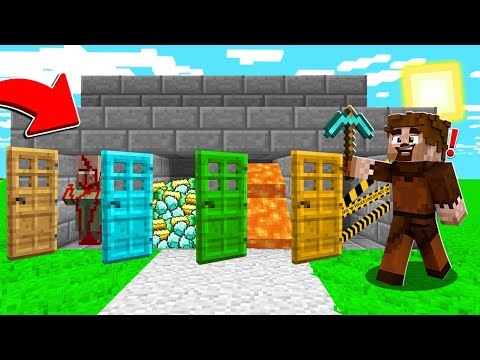 FAKİR GİZEMLİ SÜRPRİZ KAPILAR BULDU! 😱 - Minecraft
