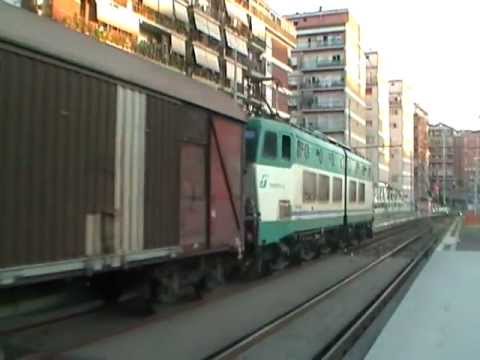 E655.503 in partenza col TC 69112 Palermo Brancaccio - Lecco Maggianico