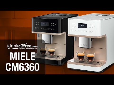 Miele CM6360 Super Automatic Espresso Machine - Obsidian black