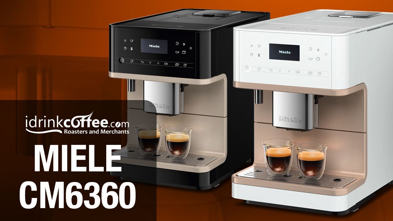 Miele CM6360 Super Automatic Espresso Machine - Obsidian black/Clean Steel video