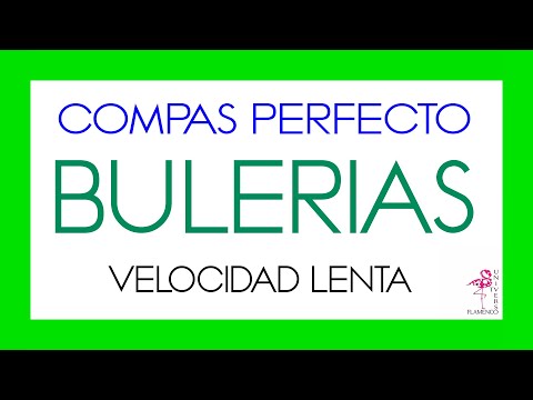 ☄️ COMPAS BULERIAS PERFECTO VELOCIDAD LENTA CON JALEOS GUITARRA ESPAÑOLA FLAMENCO BAILE JEREZ