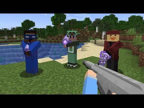 Minecraft Manhunt ama SİLAH Kullanabiliyoruz