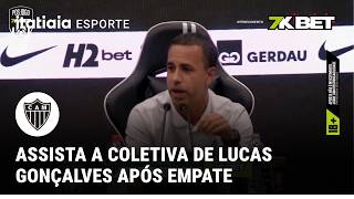 LUCAS GONÇALVES FALA SOBRE DESEMPENHO DO ATLÉTICO EM EMPATE COM AMÉRICA NA ARENA MRV