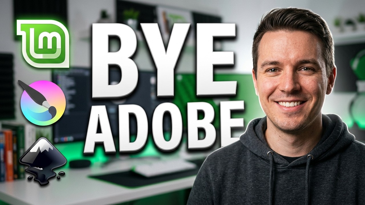I Replaced Adobe Creative Cloud with FREE Linux Apps on Linux Mint 22.3 Cinnamon! Good Decision?