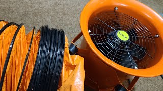 Vevor 12" 2300 CFM Ventilation Fan & Hose Review