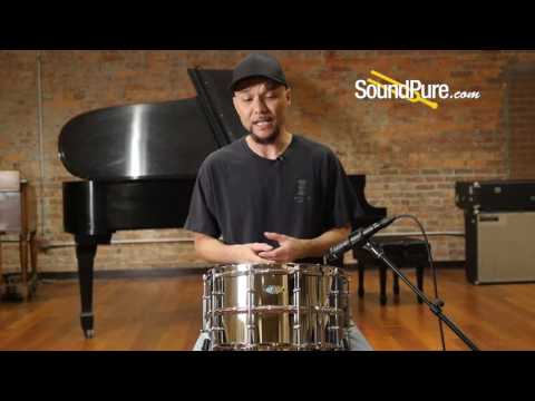 Демонстрация звучания и обзор малого барабана Ludwig Supralite LW0814SL