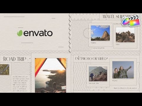 Apple Motion Template | Travel Slideshow | FCPX