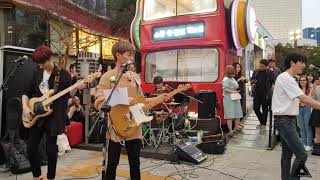 The rose - Baby -180911 Busking in Sinchon