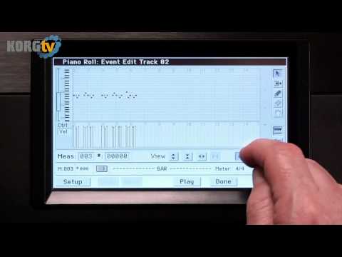 KORG TV / KROME Videoanleitung Teil 4_2 - Sequencer Mode