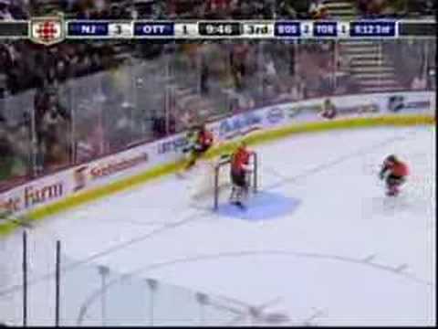 Neil/Brodeur/Heatley highlights vs Devils - Feb 16/08
