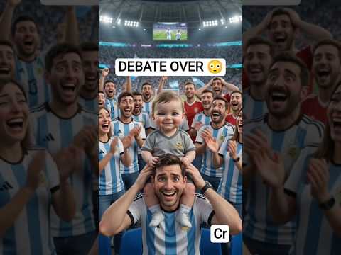 They were arguing Messi vs Ronaldo… 😳Then THIS BABY ended it 💀🐐
