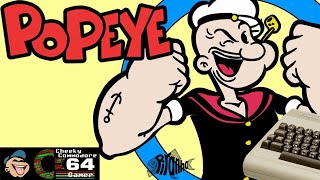 POPEYE – Commodore 64 (1986) | Don Priestley’s Oversized Sprite Classic