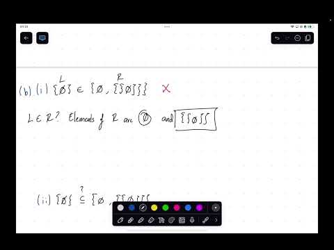 Exercise 1-1 | Elements of Set Theory