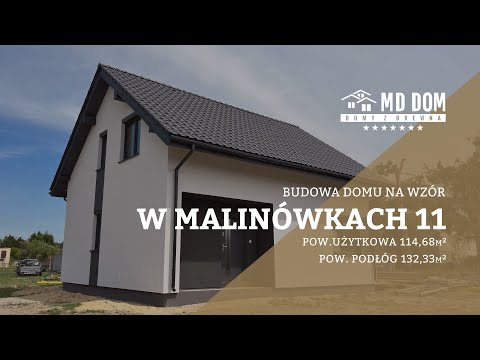 Budowa domu na wzór Dom w Malinówkach 11 MD DOM