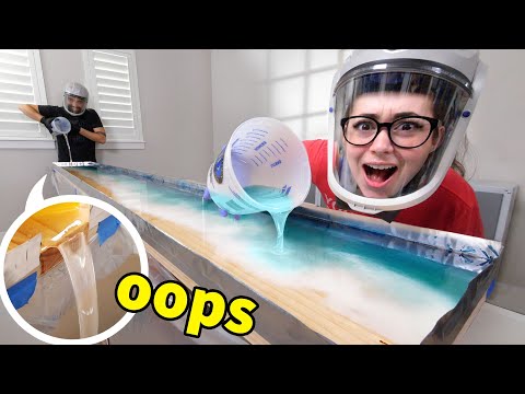 Massive Resin Counter w/ Heart Rate Monitors (and our BIG mistake)