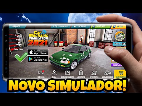 NOVO JOGO DE OFICINA MECÂNICA PARA ANDROID E IOS - Car Mechanic Simulator 21