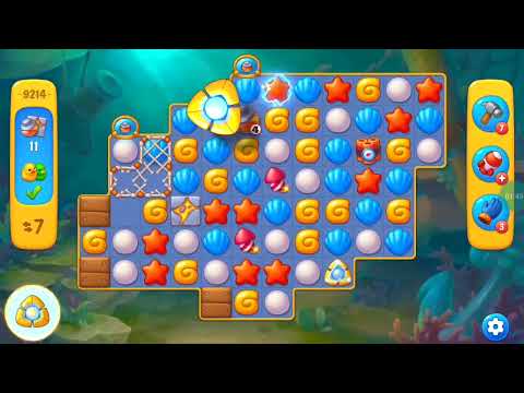 Fishdom Easy Level 9214 (with ingame lightning and bomb boosters) @choraelmin