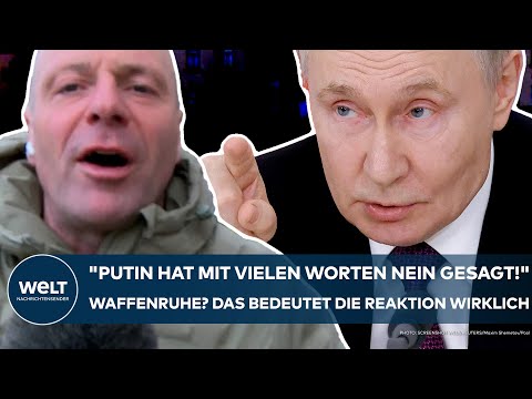 PUTINS KRIEG: "Er hat mit vielen Worten Nein gesagt!" Reaktion auf Waffenruhe! Das steckt dahinter!