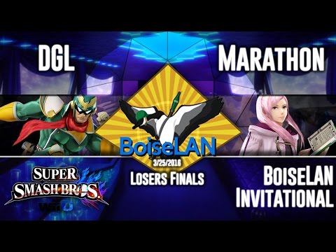 BoiseLAN Invitational: DGL (Captain Falcon) Vs. Marathon (Robin) - SSB4 Singles Losers Finals