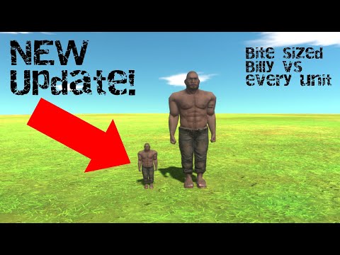 NEW Update! Bite sized Billy vs every unit |Animal Revolt Battle Simulator