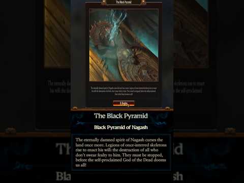 Settra As Soon As  the Black Pyramid of Nagash End Game Crisis Begins in Immortal Empires