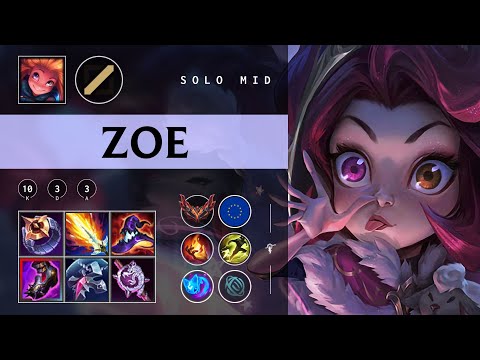 Zoe Mid vs Mel - EUW Grandmaster Patch 25.24