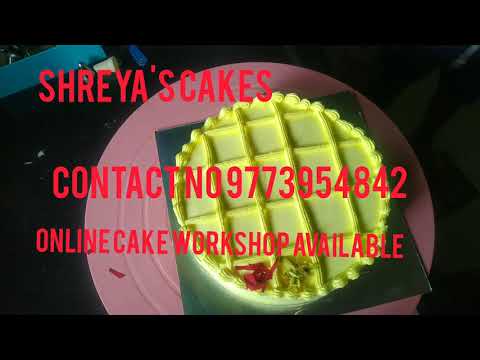 Online cake class available l Shreya's Cakes