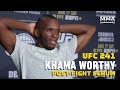 UFC 241: Khama Worthy Doesn’t Care About World Titles: “I’m Here To Make Money” - MMA Fighting
